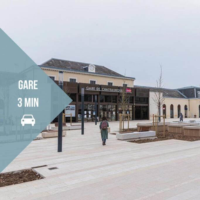 Le Paisible • Garage Privatif • Traversant • Calme Châteauroux Екстериор снимка